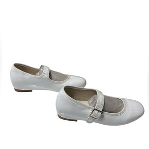 Cestfini White Patent Leather Mary Jane Flats Size 9